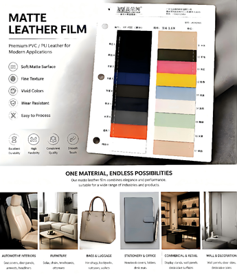 MATOWA FOLIA SKÓRZANA Szeroka gama opakowań Wyroby skórzane dostępne w wersji PVC PU i półPU do wielu zastosowań przemysłowych