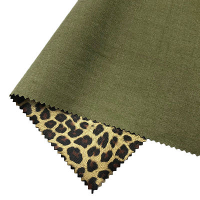 Wydrukowany odzież Leopard PU Skóra wodoodporna 0,6 mm grubość