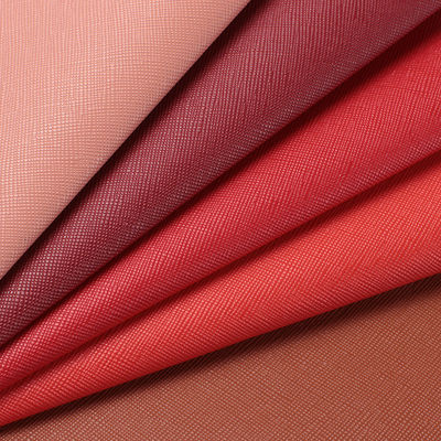 1.0mm Szczotkowana podłoga tkanina PVC klasyczny Saffiano Skóra torebka bagażowa torebka bagażowa Sofa Meblarskie akcesoria