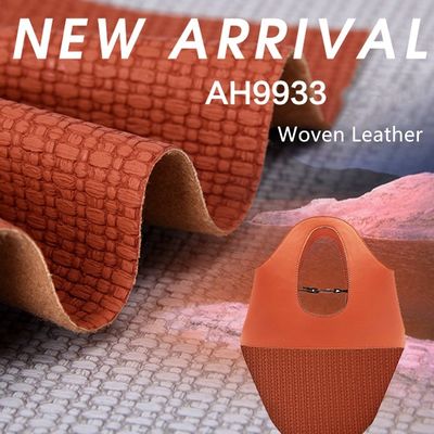 1.2mm Stylowy wzór tkaniny PVC Skóra torebka ręczna Placemat Tapeta Dekoracja Kosmetyczna pudełka opakowania