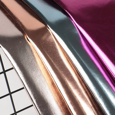 0.5mm Laser Engrave PU skóra Eco Friendly Metal błyszcząca PU skóra