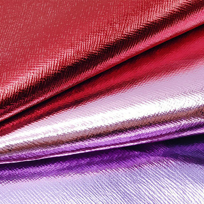 Pudełka do pakowania skóry Saffiano Cross PVC Film metaliczny False Skóra Projekty