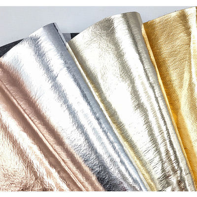 Pudełka do pakowania skóry Saffiano Cross PVC Film metaliczny False Skóra Projekty