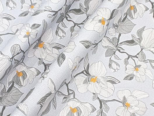 0.8mm Drukowane Kwiaty Szczotkowane Podstawa Skóra PVC Do torebki, Pudełka, Pudełka do telefonu, Dekoracja