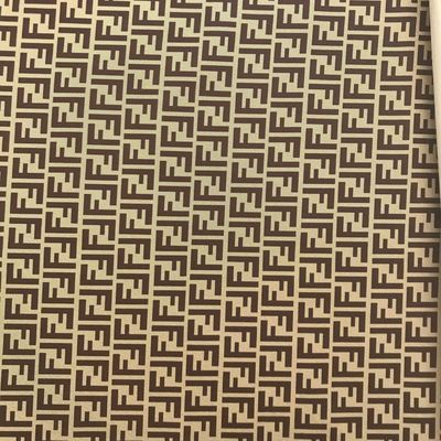 Drukowane podwójne litery F PVC fałszywe torebki skórzane torebki portfel obudowa telefoniczna pakiet pudełko podarunkowe tkanina skórzana