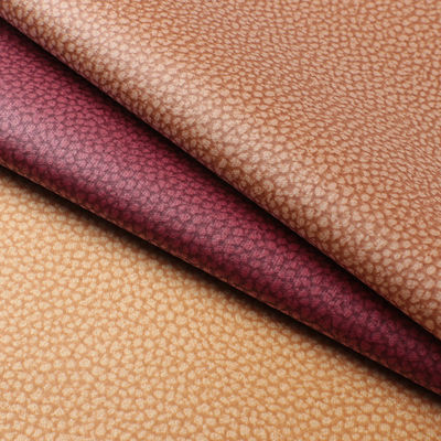 Litchi Leather Fabric 1,2 mm Oddychająca tkanina ze skóry do sof / poduszek