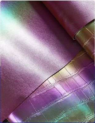 Kolorowy chrzest krokodylowy PVC fałszywy sztuczna torebka skórzana materiał tkanin skórzanych