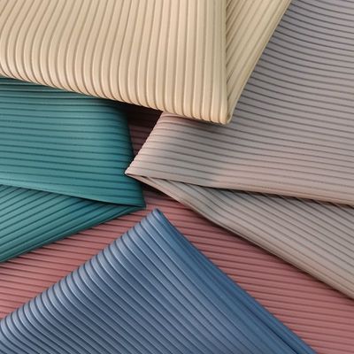 Wyróżnione Desgin Striped Grain PVC Sztuczna Skóra Sztuczna Do Sofy