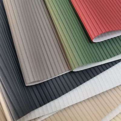 Wyróżnione Desgin Striped Grain PVC Sztuczna Skóra Sztuczna Do Sofy