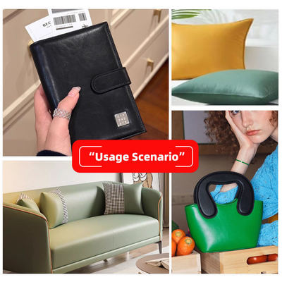 Super rozciągająca się tkanina ze skóry syntetycznej z PVC, odporna na brud