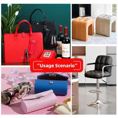 Hurtowa sprzedaż fabryczna PVC 0,6 mm Tekstura liczi Sztuczna skóra tłoczona Syntetyczna skóra ekologiczna do siedzeń samochodowych, toreb, dekoracji stóp