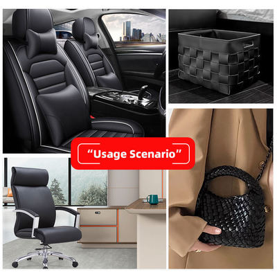 Tkanina zwinięta wzór PVC Skóra syntetyczna Buty wyryte w rzeźbie Torby meble Rzemiosła Samochód Sztuczne tkaniny skórzane Stretch