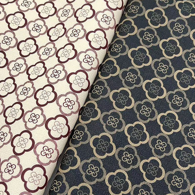 Pvc Cztery liście koniczyny Drukowany styl Sztuczna skóra syntetyczna do opakowań torebki Notesbook Telefon Shell Fabryka ze skóry fałszywej