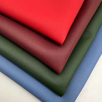 D90 Lychee Tłoczona Tkanina ze Sztucznej Skóry 150CM Szerokości PVC Sztuczna Skóra Syntetyczna do Sofy Torby Krzesła Maty Samochodowej Meble