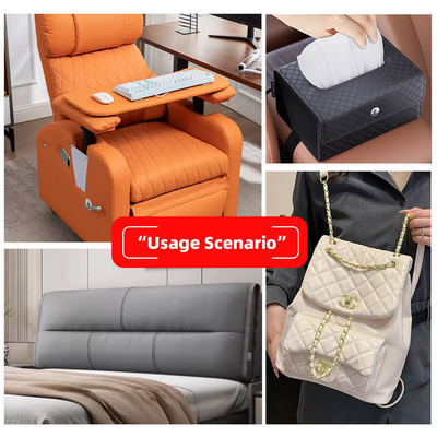 PVC 3mm Gąbka Teksturowana Sztuczna Skóra Sztuczna Przeciwdrażalna Wodoszczelna Miękka Pokrywka Meblowa Sofy Krzesła Masażowe Fotele samochodowe