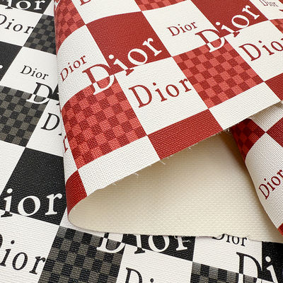 Drukowany materiał ze skóry fałszywej z PVC o grubości 0,8 mm do toreb i torebek