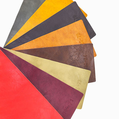 Sztuczna skóra PVC Crazy Horse Oil Wax do mebli, szerokość 54 cale