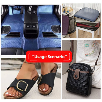 Tkanina ze skóry syntetycznej o wzorze ziarnistej PVC do fotelików samochodowych i mebli