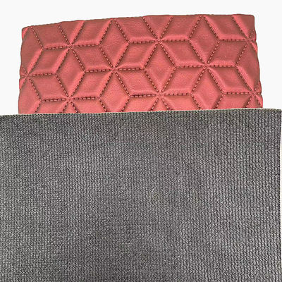 Custom PVC Diamond Embroidery Quilted Pearlly Syntetyczna Skóra Szpilka Szpiku Szpiku Do Autoszytelki Sofa Faux Skóra tkanina