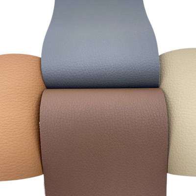 1.0mm Odporna na ścieranie wytłaczana skóra syntetyczna PVC 137 o fakturze liczi do mat siedzeń samochodowych, sof, krzeseł i pasków ze sztucznej skóry