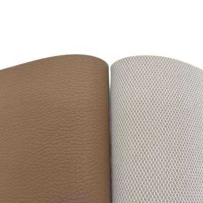 1.0mm Odporna na ścieranie wytłaczana skóra syntetyczna PVC 137 o fakturze liczi do mat siedzeń samochodowych, sof, krzeseł i pasków ze sztucznej skóry