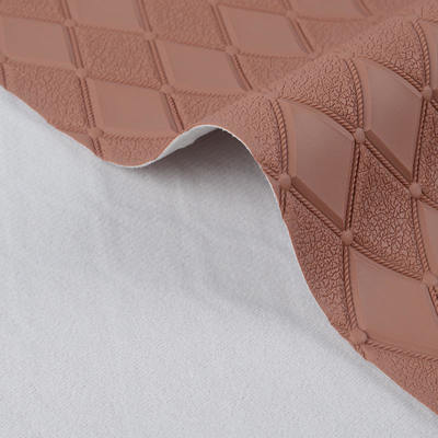 PVC Rhombus Embossed Style Sztuczna skóra syntetyczna do samochodu Stopa foteliki foteliki sofki torebka dekoracyjna