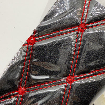 Niestandardowy podkładki z PVC skórzane stopy samochodowe Matka 4,6 mm grubość z piankową podkładką Stretchy Fit Embossed haftowane fotele samochodowe Sofy do toreb