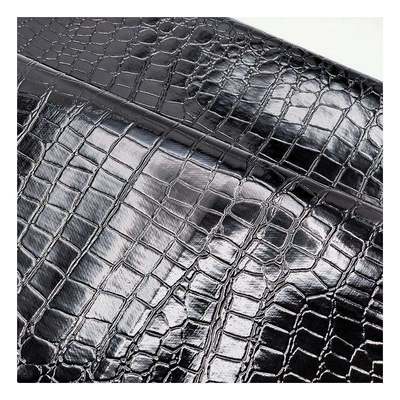 Wysoki połysk wzór kamienia PVC skóra syntetyczna wzór zwierzęcy Buty Torby i Torebki Tkanina ze sztucznej skóry