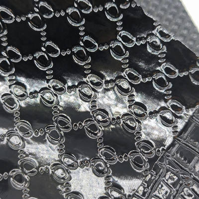 Wysokogląski PVC Krokodyl Wytłoczony Ziarniste Geometria Zwierzę dla dekoracji torebki obuwniczej Tkanina ze sztucznej skóry syntetycznej do rzemiosła