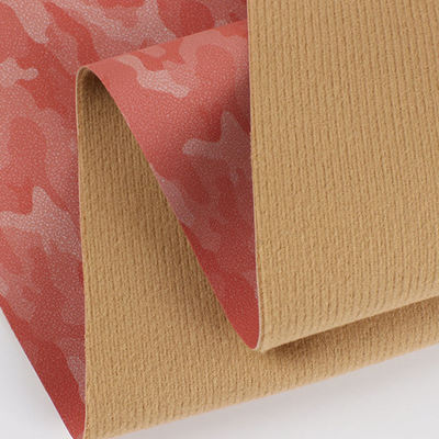 PU Skóra owcza zamrożona Nubuck Ziarno kamuflaż Sztuczna torebka skórzana Buty Portfel Dekoracja Notes Case Faux Skóra tkanina