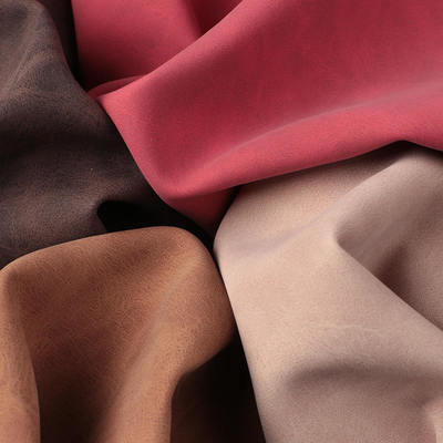 PU Zmrażona skóra owiec Nubuck Ziarno Sztuczna skóra torebka buty Portfel Dekoracja notatniki Pudełko Sztuczna skóra Tkanina