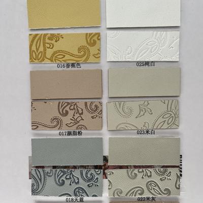 PU tłoczona skóra syntetyczna do torby na buty, opakowania, maty stołowej, tkanina ze skóry syntetycznej