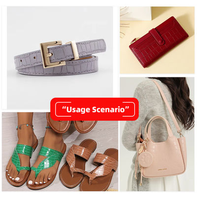 Tkanina ze skóry sztucznej PVC o wzorze zwierzęcym 137 cm szerokości i podwójnie szczotkowanym oparciu