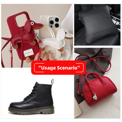 Skóra PVC w 58 kolorach z podwójnym szczotkowaniem i wytłoczonym wzorem do toreb i mebli