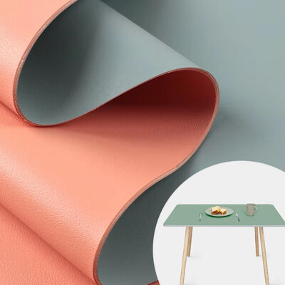 ECO 160cm Szeroki Sztuczny Skóra PVC Wzór Krowy Dwustronna Różne Kolory Materiał na Buty, Maty Stołowe i Torby