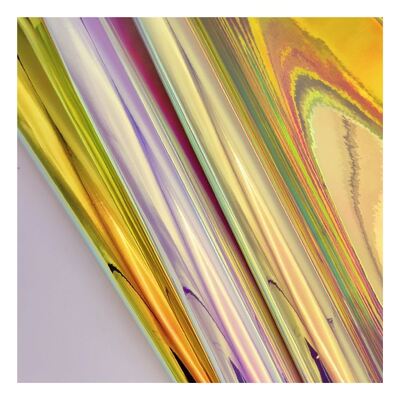 Rainbow Pu Holograficzne Metalowe Kolorowe Lustrzane Skóra Sztuczna Sztuczna Sztuczna Oszustwa Buty Pudełka Księgnik Skóra Tkanina