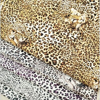 Wholesale Pvc Leopard Printed Synthetic Artificial Leather for Bag Notebook Phone Shell Table Mat Faux Leather Fabric