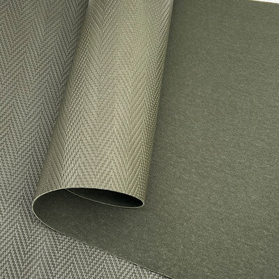 1.8mm Thick PVC Weave Synthetic Faux Leather for Bag Table Mat Shoes Sofa Decorate Belt Materials Embossed Stretch for Craft
