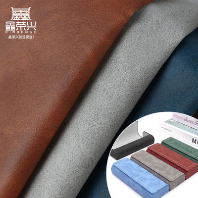 Crazy Horse Grain PVC Drukowana skóra syntetyczna do dekoracji Notesbook Stolik telefon Shell Sztuczna tkanina ze skóry.