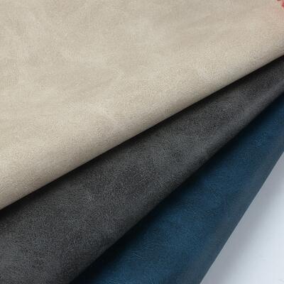 Crazy Horse Grain PVC Drukowana skóra syntetyczna do dekoracji Notesbook Stolik telefon Shell Sztuczna tkanina ze skóry.