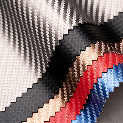 Wodoodporna elastyczna skóra syntetyczna PU z włókna węglowego do odzieży, etui na telefony, rękawów, pudełek - Trwała sztuczna skóra do rękodzieła i odzieży