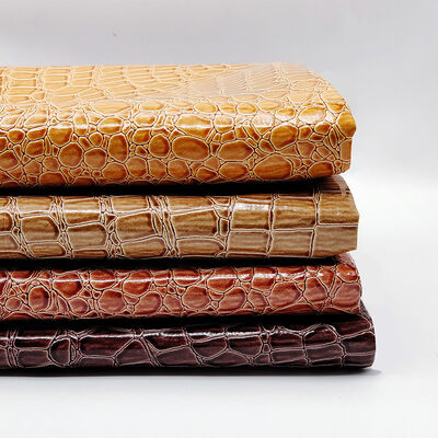 Gorąca sprzedaż PVC błyszcząca wysokiego połysku skóra syntetyczna wzór kamienny do butów torebki notatniki