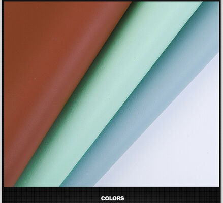 Semi PU 1.3mm Grind Arenaceous Grain Synthetic Leather Wallet Case Shoes Notebook Table Mat Leather Fabric