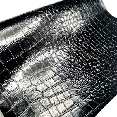 Wzór krokodyla Skóra syntetyczna PVC Obuwie z wzorem zwierzęcym Torby i pudełka Tani materiał ze skóry ekologicznej