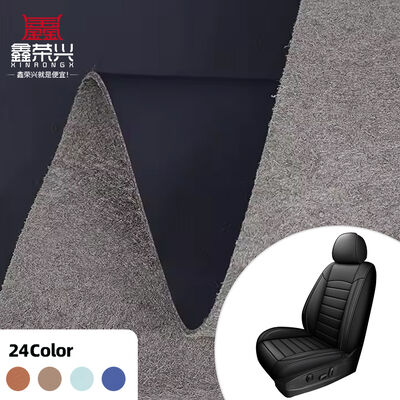 Mikrofiber Wzruszony Napa wzór Sztuczna tkanina skórzana PU wodoodporny przyjazny dla środowiska Piłka nożna Golf na zewnątrz fotelik samochodowy