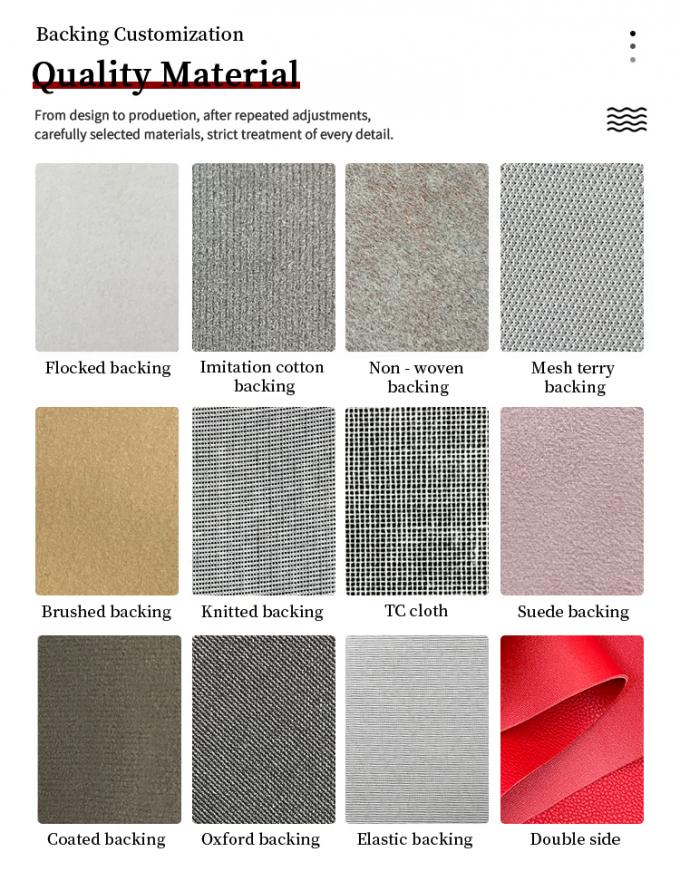 Super rozciągająca się tkanina ze skóry syntetycznej PVC prostokąta ziarnista sztuczna skóra odporna na brud do mebli Sofa krzesło foteliki samochodowe 2