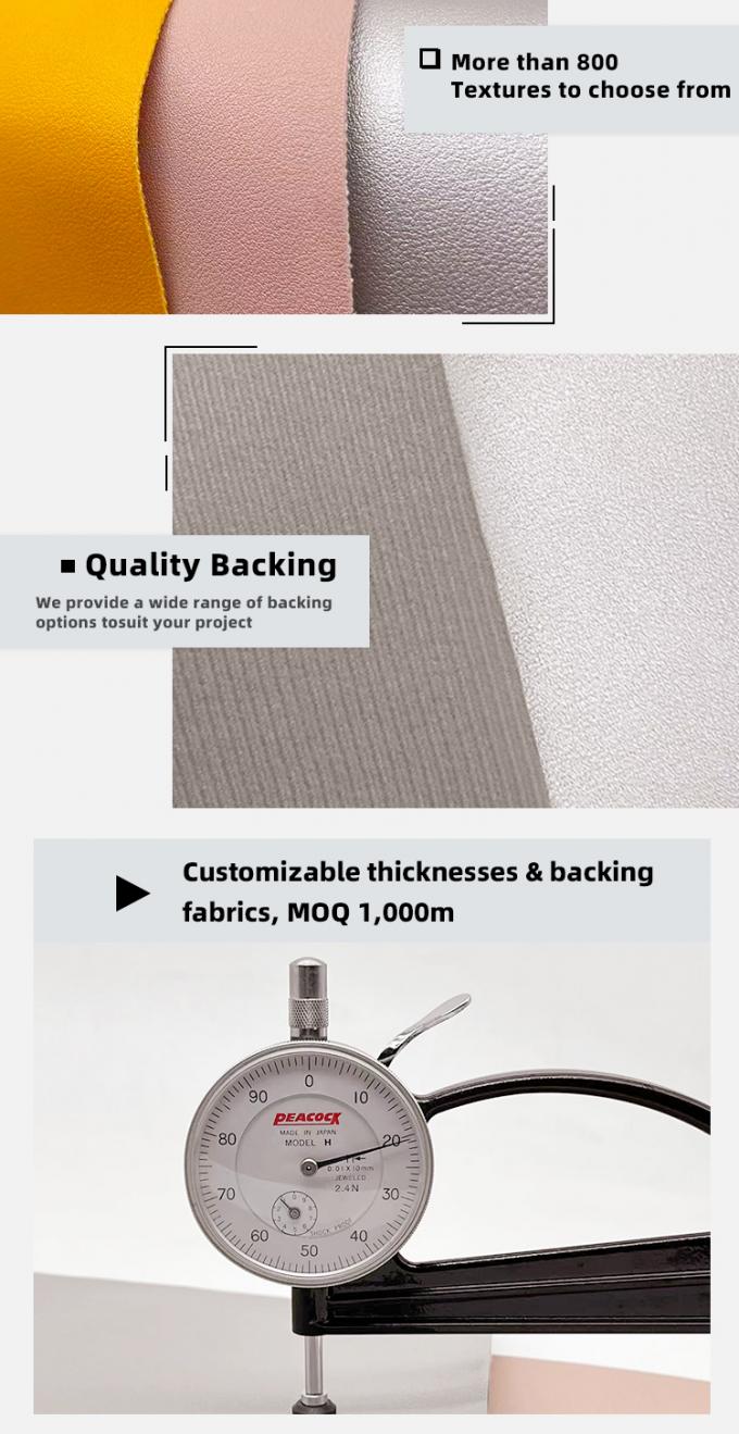 1.3mm PVC 711 Napa Grain Sztuczna sztuczna skóra worek, poduszka stołowa, buty, portfel, dekoracja, pas faux skóra tkanina 5