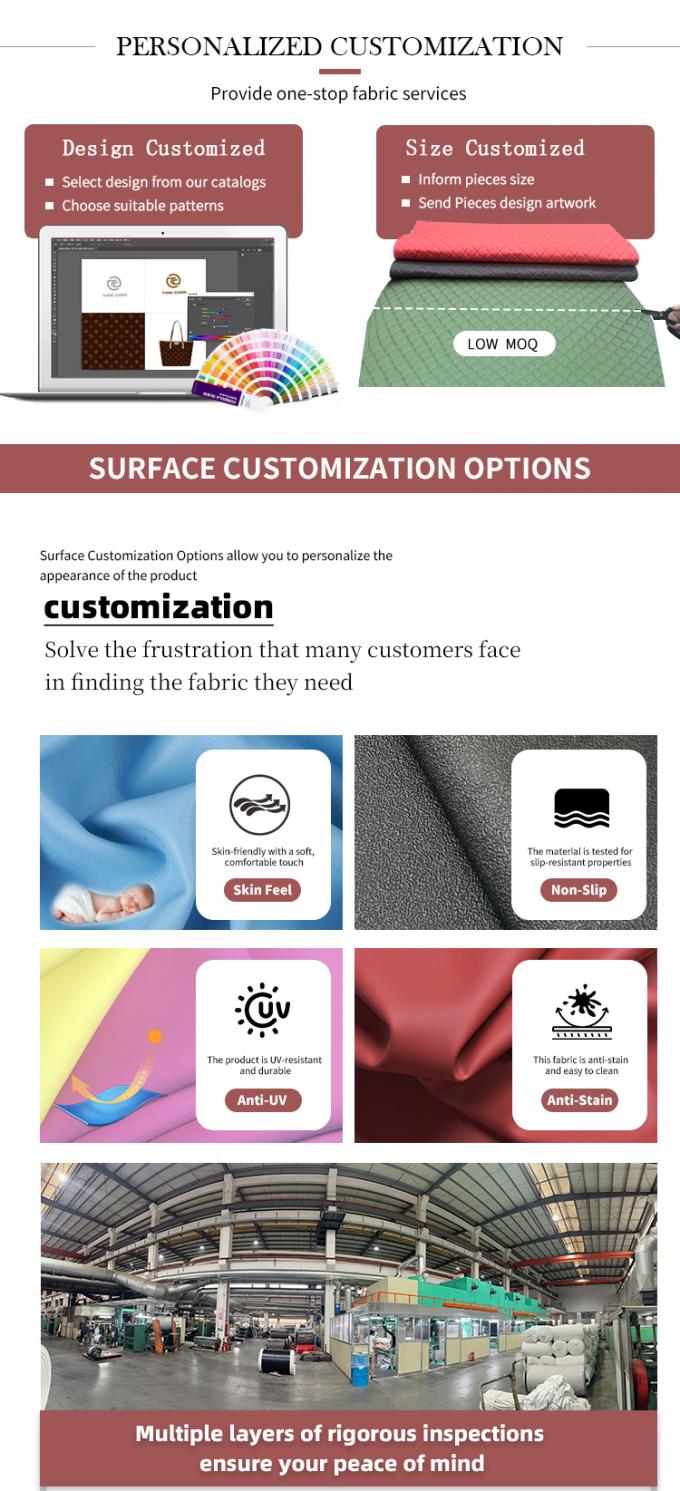 Tłoczona skóra syntetyczna PVC 0,7/0,9 mm, rozciągliwa w 4 kierunkach, materiały ze sztucznej skóry do siedzeń motocyklowych, rowerowych, mebli, samochodów 6