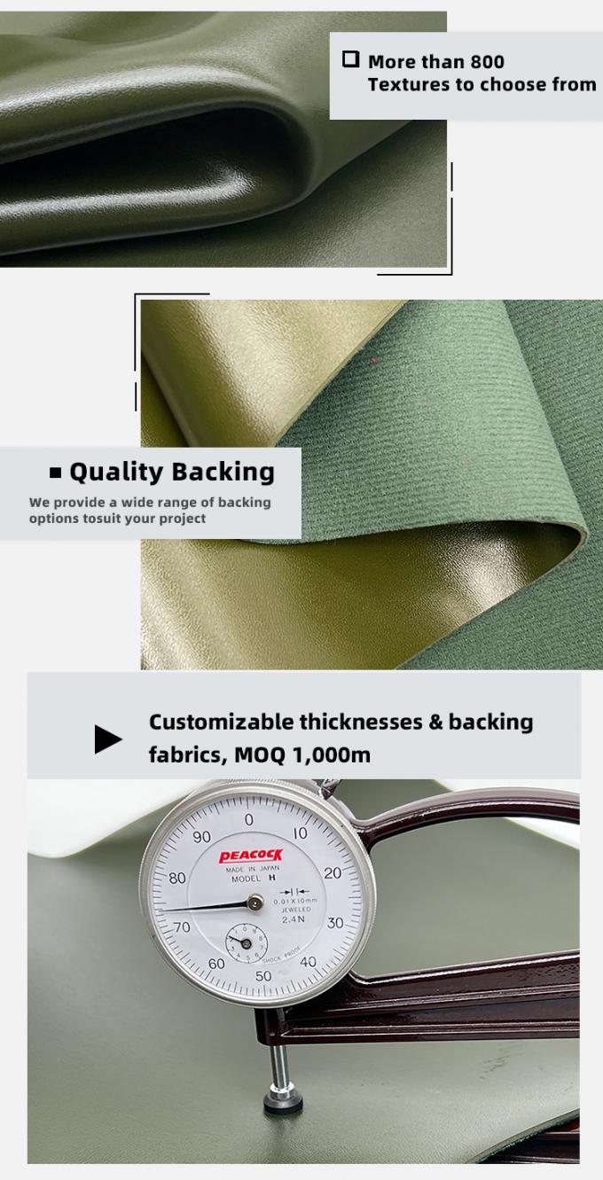 1.8mm grubości syntetyczna sk&oacute;ra ekologiczna PVC, tłoczona faktura w szpic, rozciągliwa, wodoodporna do torby, maty na st&oacute;ł, dekoracji, paska, sofy 5
