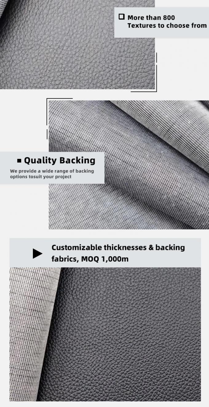 Gorąca sprzedaż Pvc Różne wzory ziaren lychee Sztuczna skóra syntetyczna Tania cena Krzesło Sofa Buty Samochód Stopy Mat Faux skóra 5